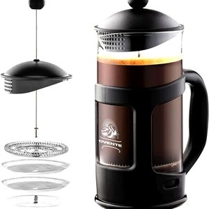 Ovente French Press 34 Ounce 1 Liter Coffee and Tea Maker Heat Resistant Glass 4
